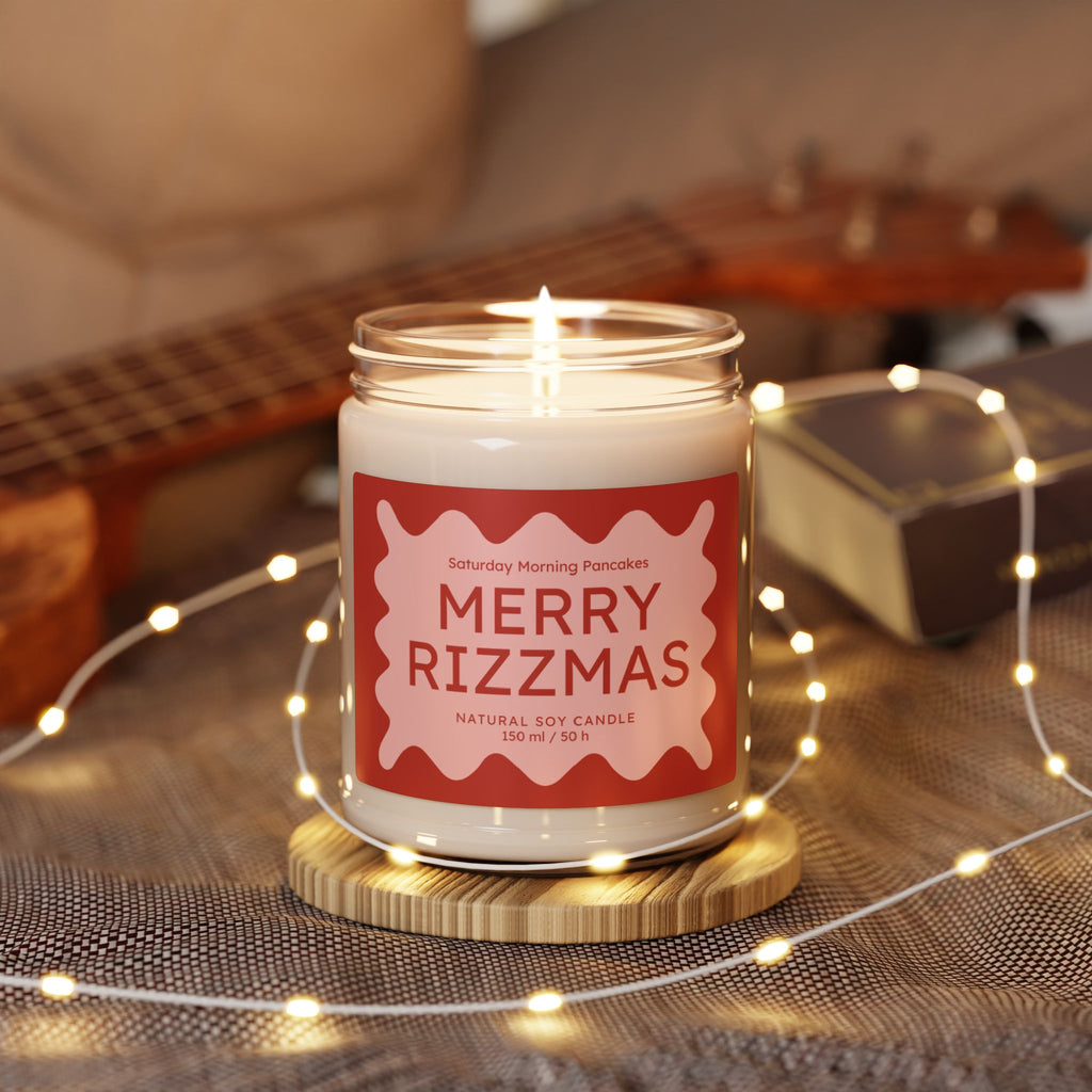 Merry Rizzmas Scented Soy Candle, 9oz