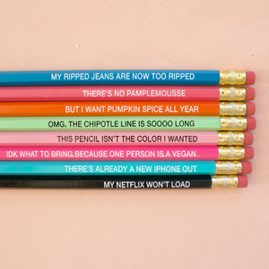 Pencils for First World Problems