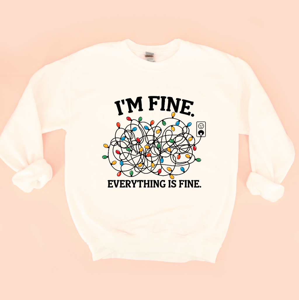 Everything is Fine Christmas Sweatshirt