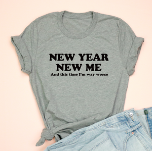 New Year, New Me Unisex Jersey Tee