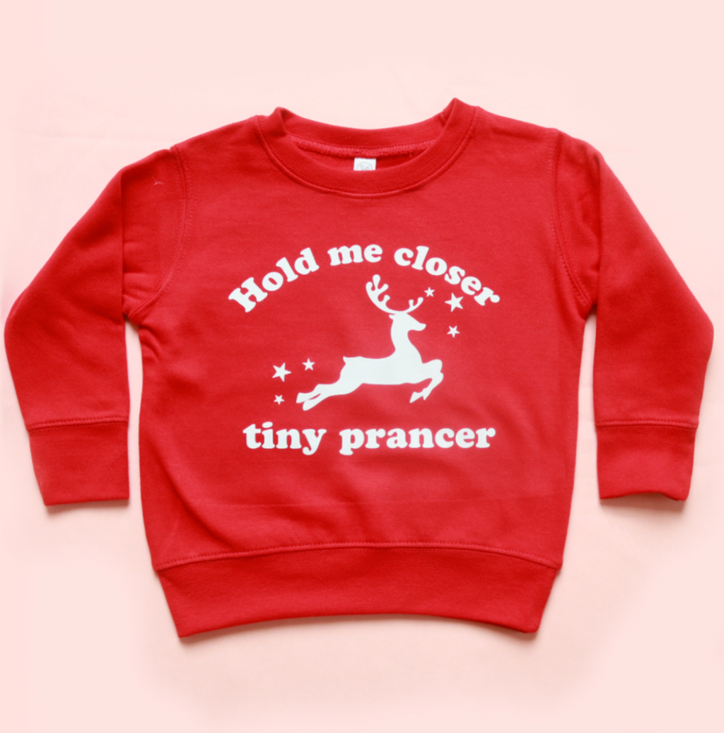 Tiny Prancer Youth Crewneck Sweatshirt