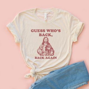 Guess Who's Back Unisex Jersey Tee