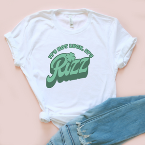 It's Not Luck, It's Rizz Unisex Jersey Tee