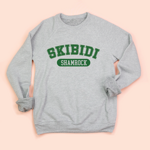 Skibidi Shamrocks Unisex Sweatshirt