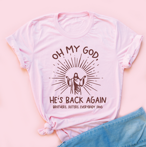 OMG He's Back Again Unisex Jersey Tee