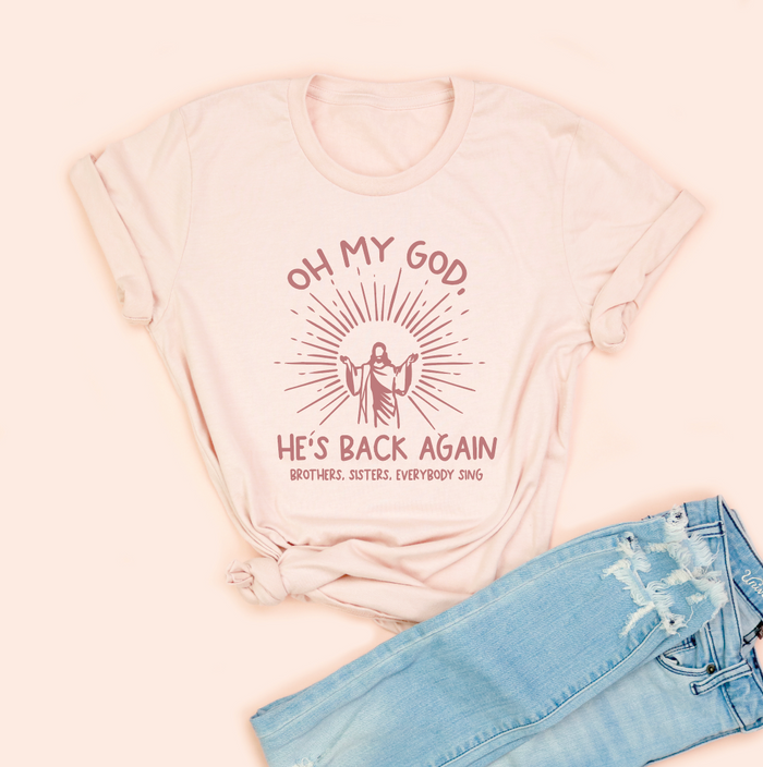 OMG He's Back Again Unisex Jersey Tee