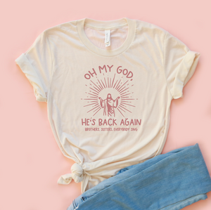 OMG He's Back Again Unisex Jersey Tee