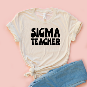 Sigma Teacher Unisex JerseyTee