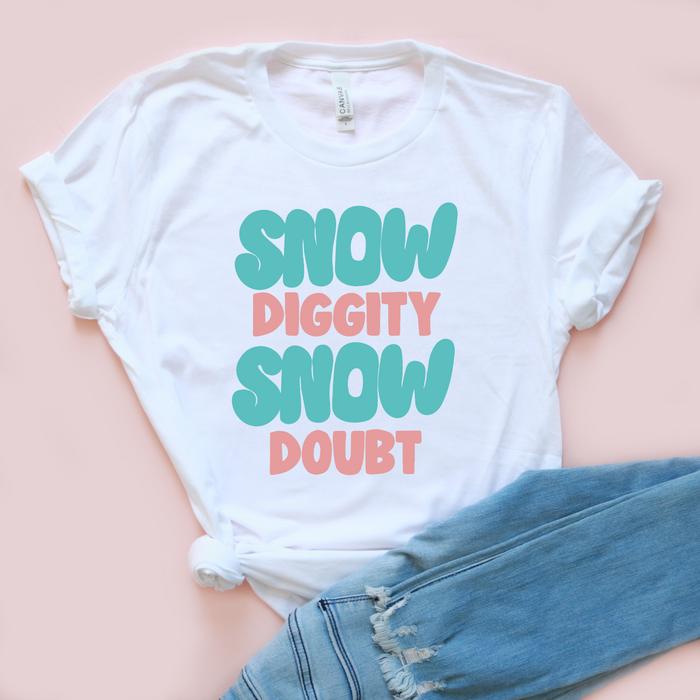 Snow Diggity Snow Doubt Unisex Jersey Tee