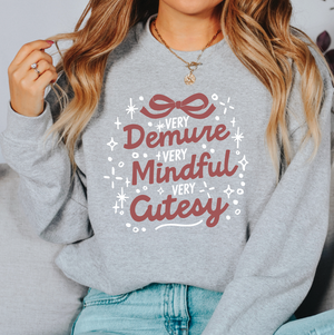 Very Demure Unisex Crewneck Sweatshirt