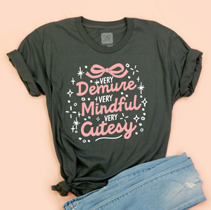 Very Demure Bow Unisex Jersey Tee