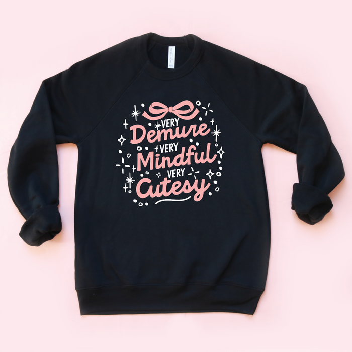 Very Demure Unisex Crewneck Sweatshirt