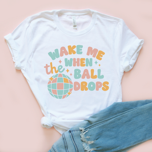 Wake Me When The Ball Drops Unisex Jersey Tee