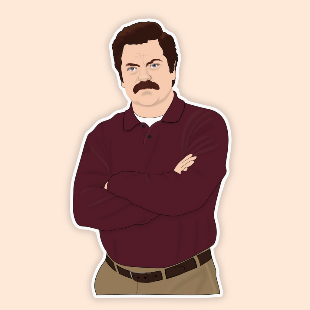 Ron Swanson Sticker