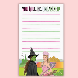 You Will Be Organized Notepad