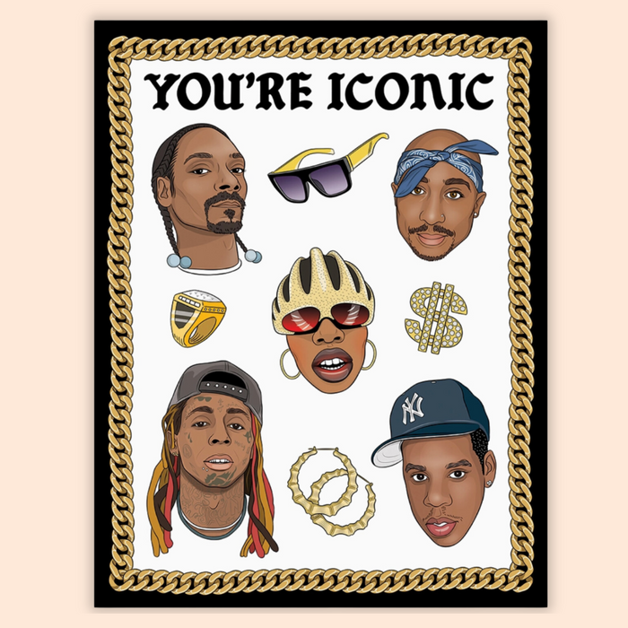 Hip Hop Icons Birthday Card