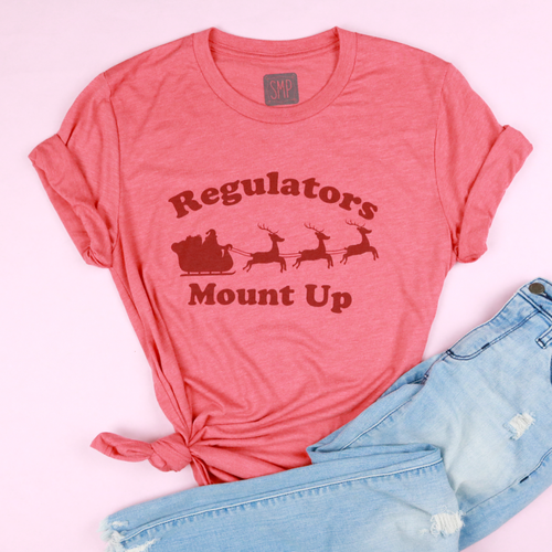 Regulators Mount Up Adult Unisex Tee Sleigh - S only